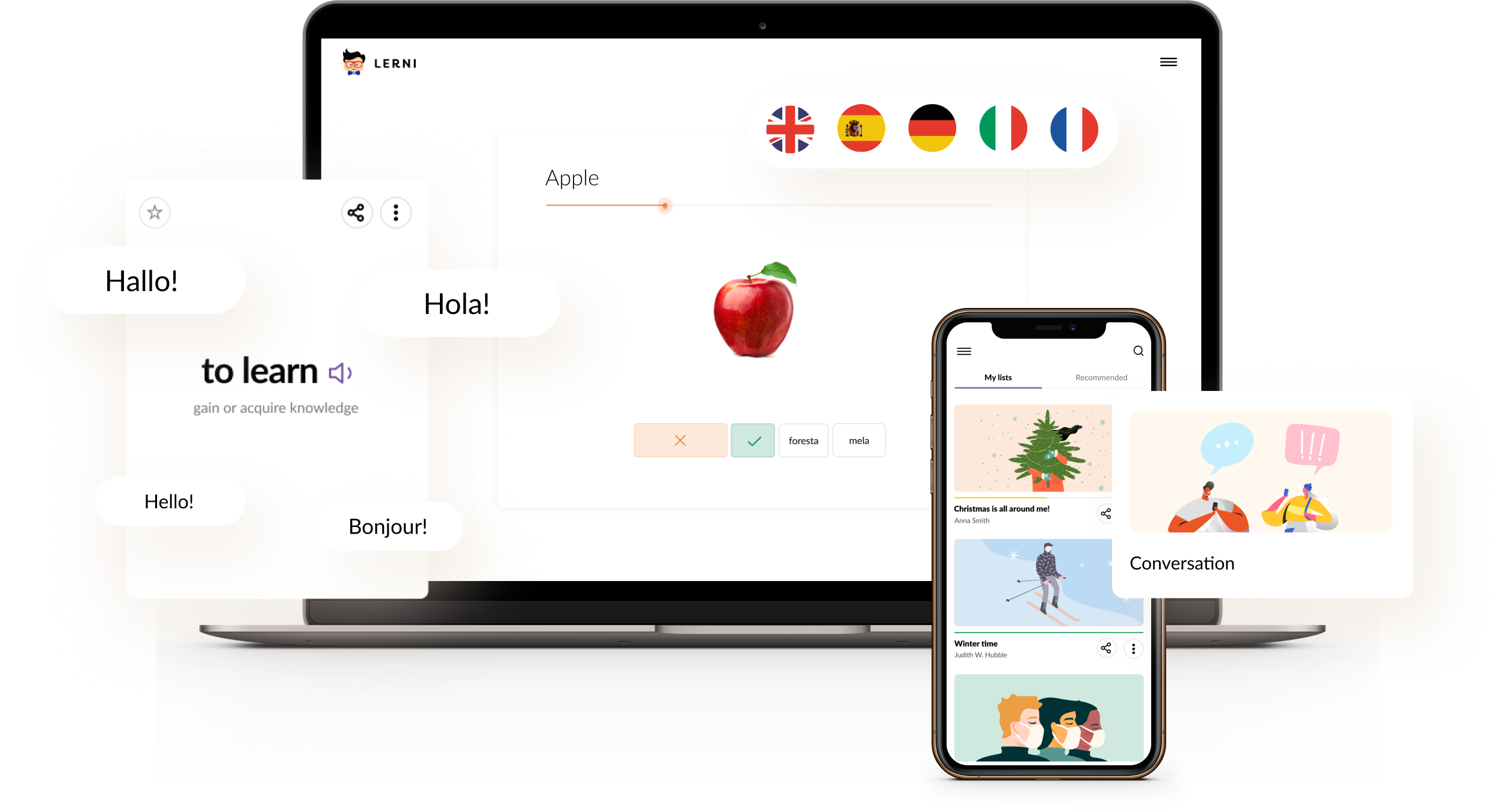 Podgląd platformy Lerni