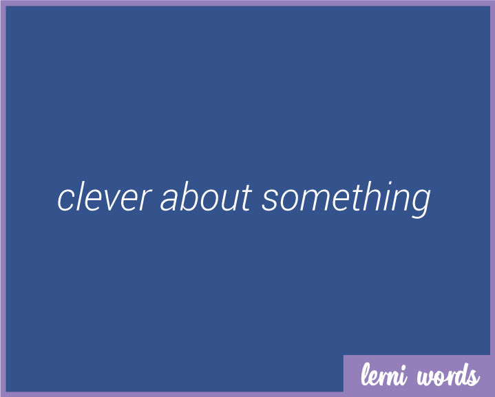 Savvy — meaning