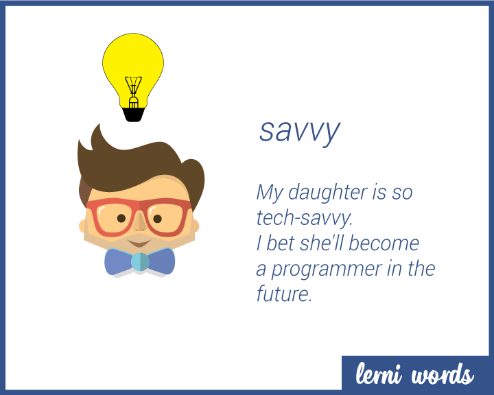 Savvy — front